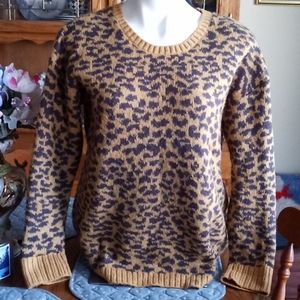 Kensie Animal Print Sweater